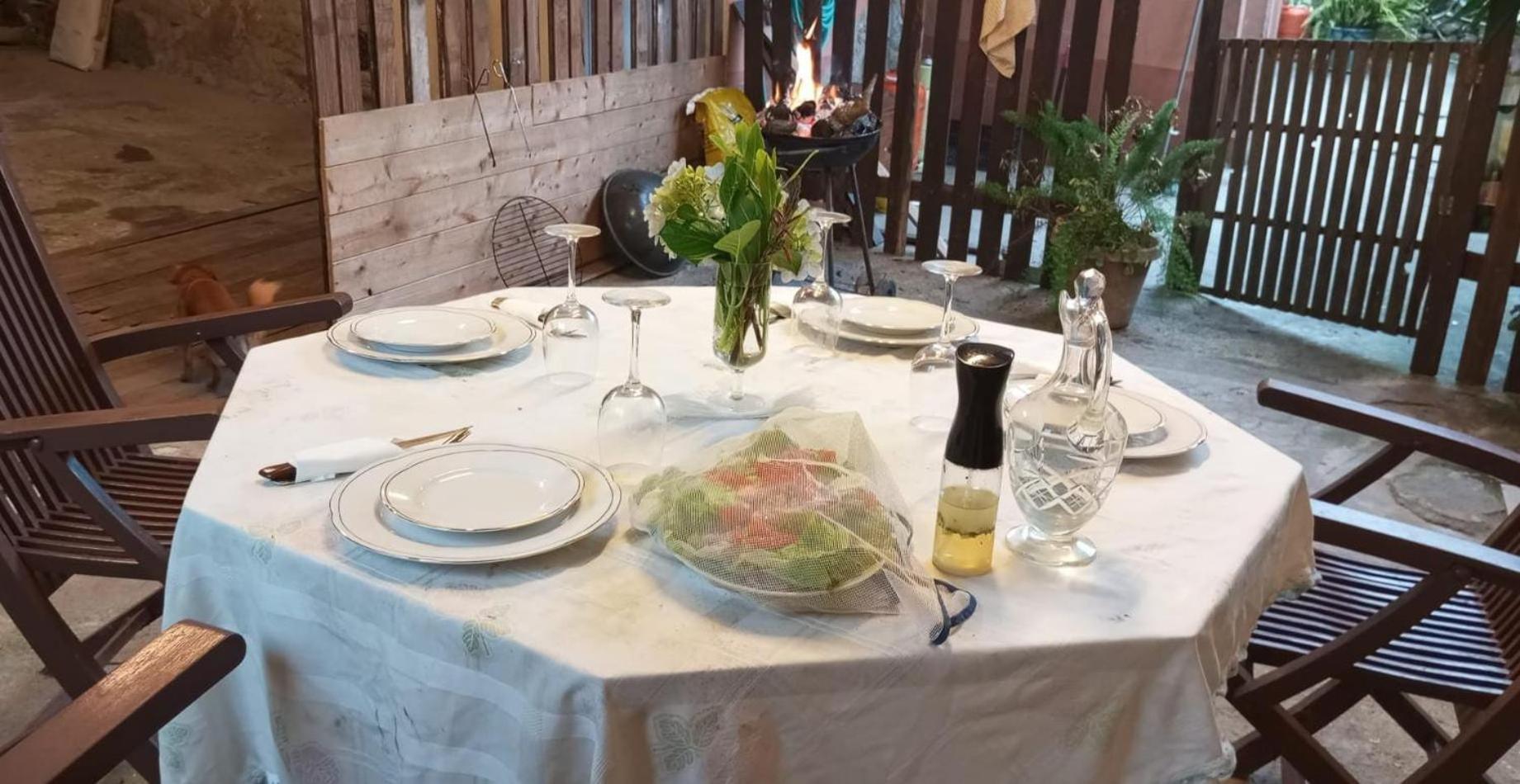 Habitacion Cama Matrimonial En A Armenteira Gil 외부 사진
